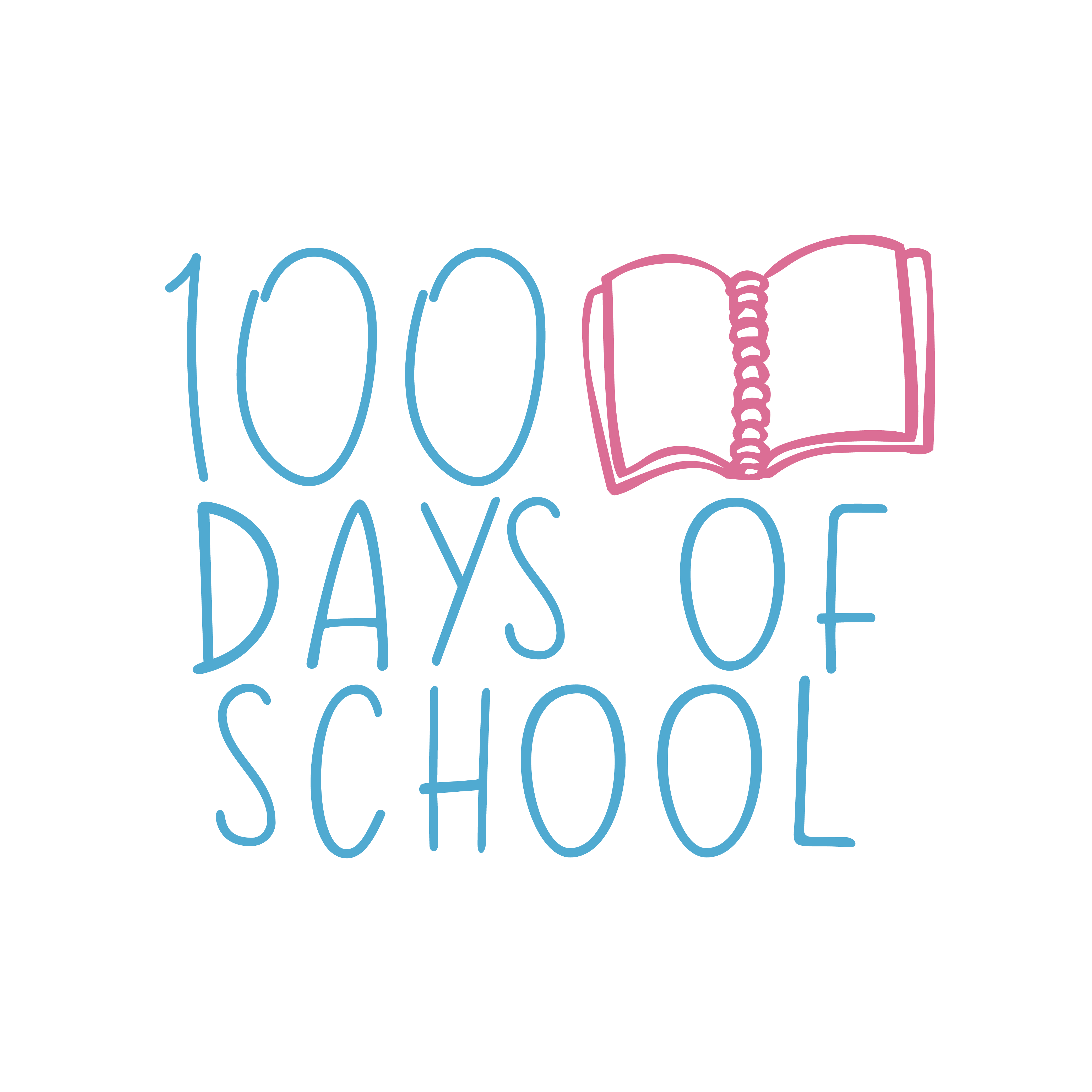 100 Days Of School free SVG cut file