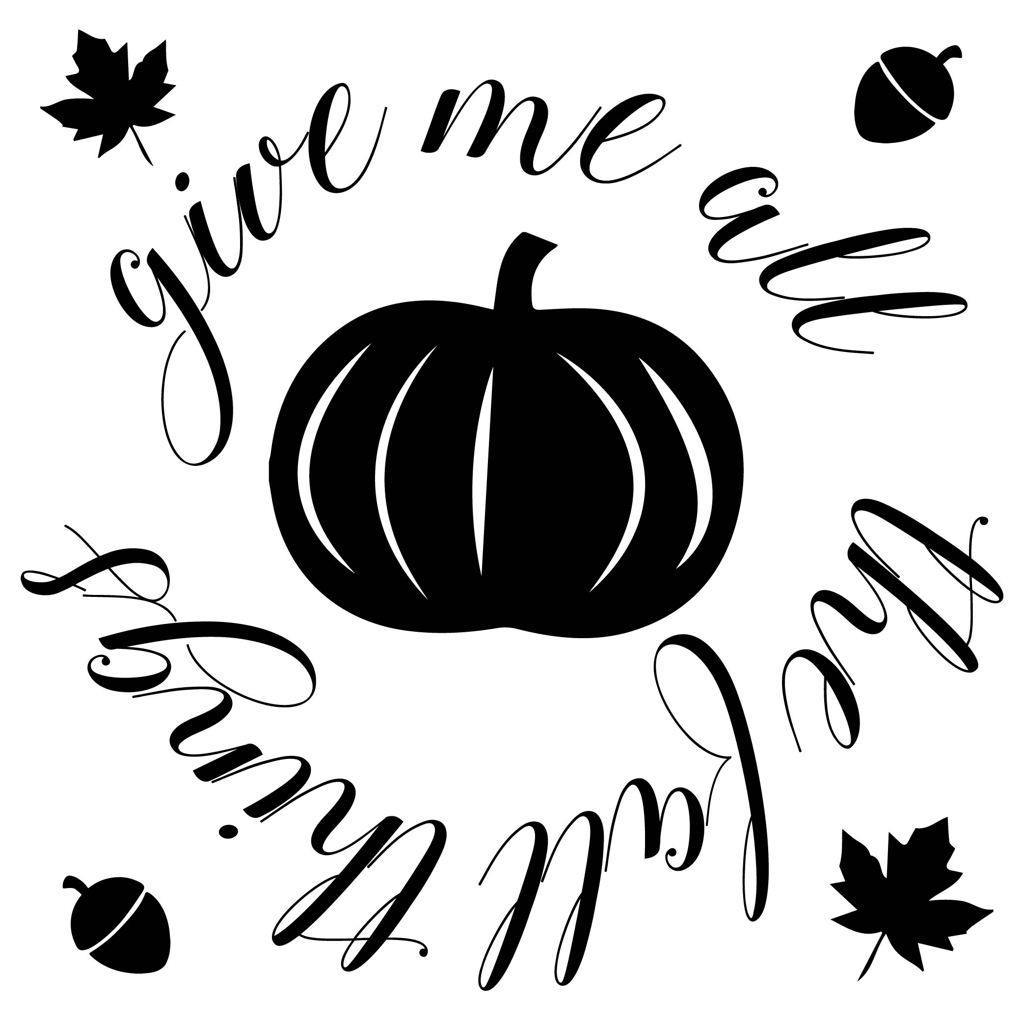 All The Fall Things free SVG cut file