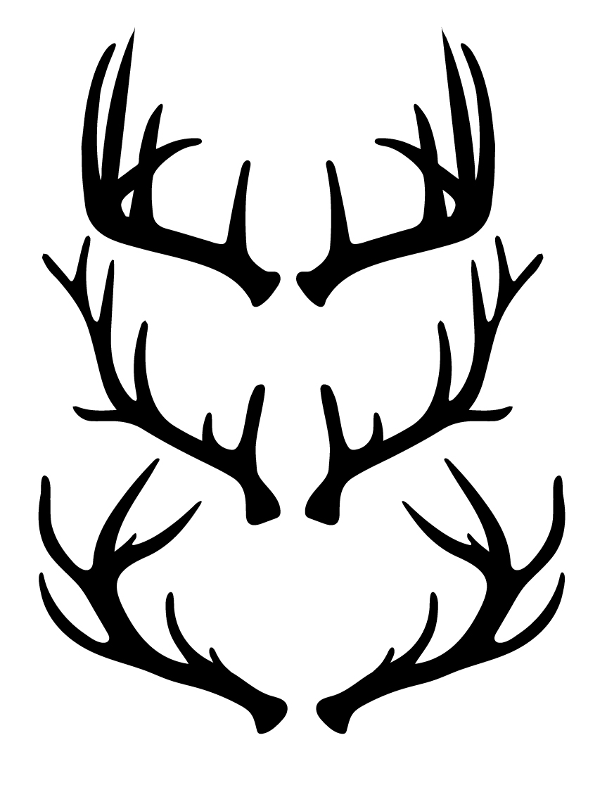Antlers free SVG cut file