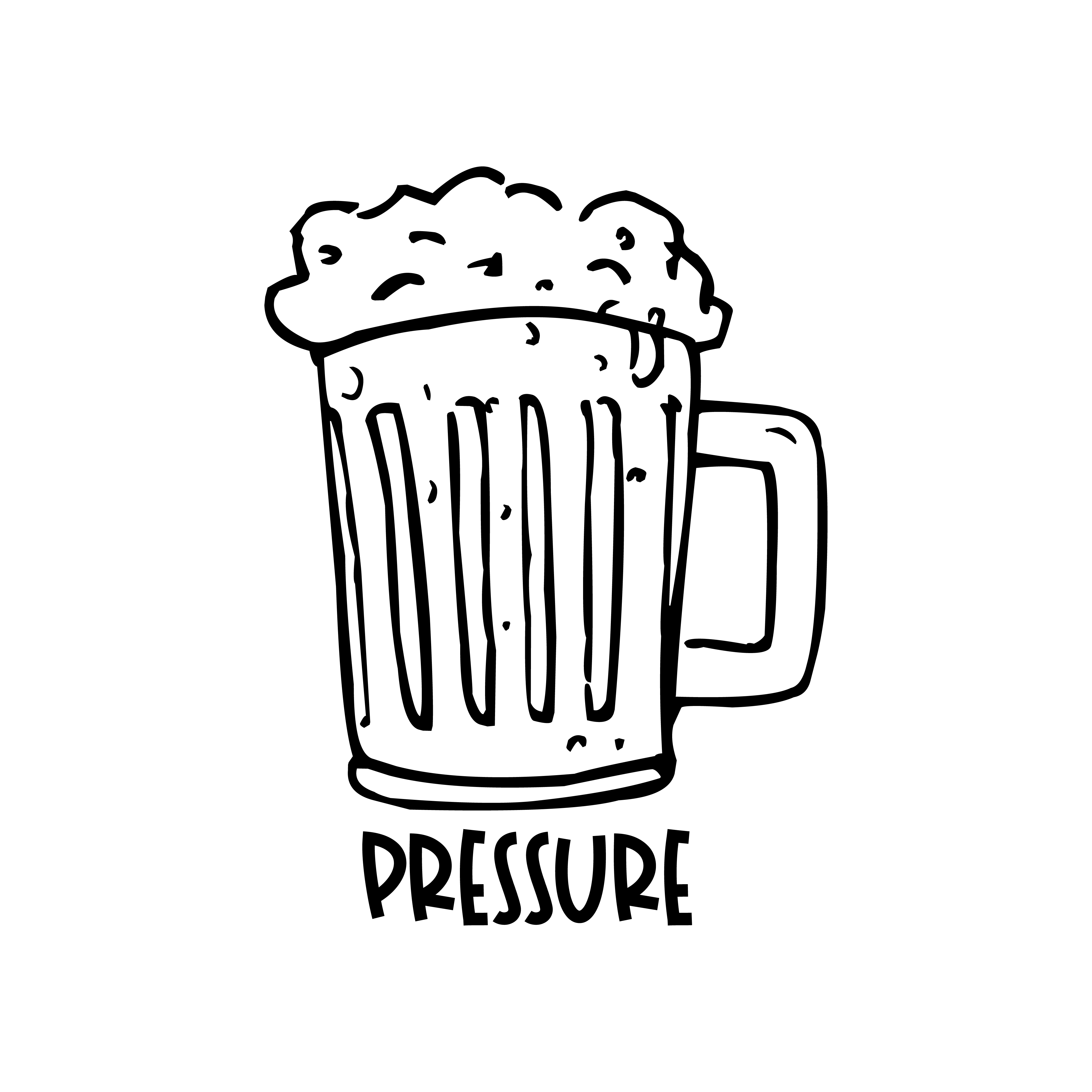 Beer Pressure free SVG cut file