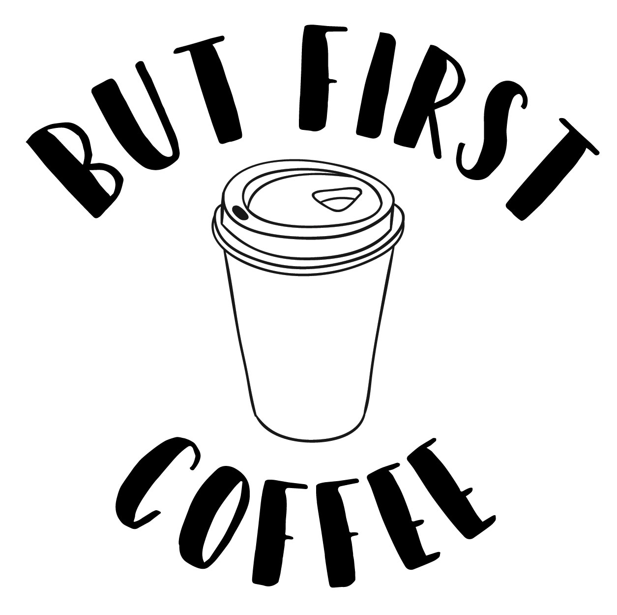But First Coffee free SVG cut file