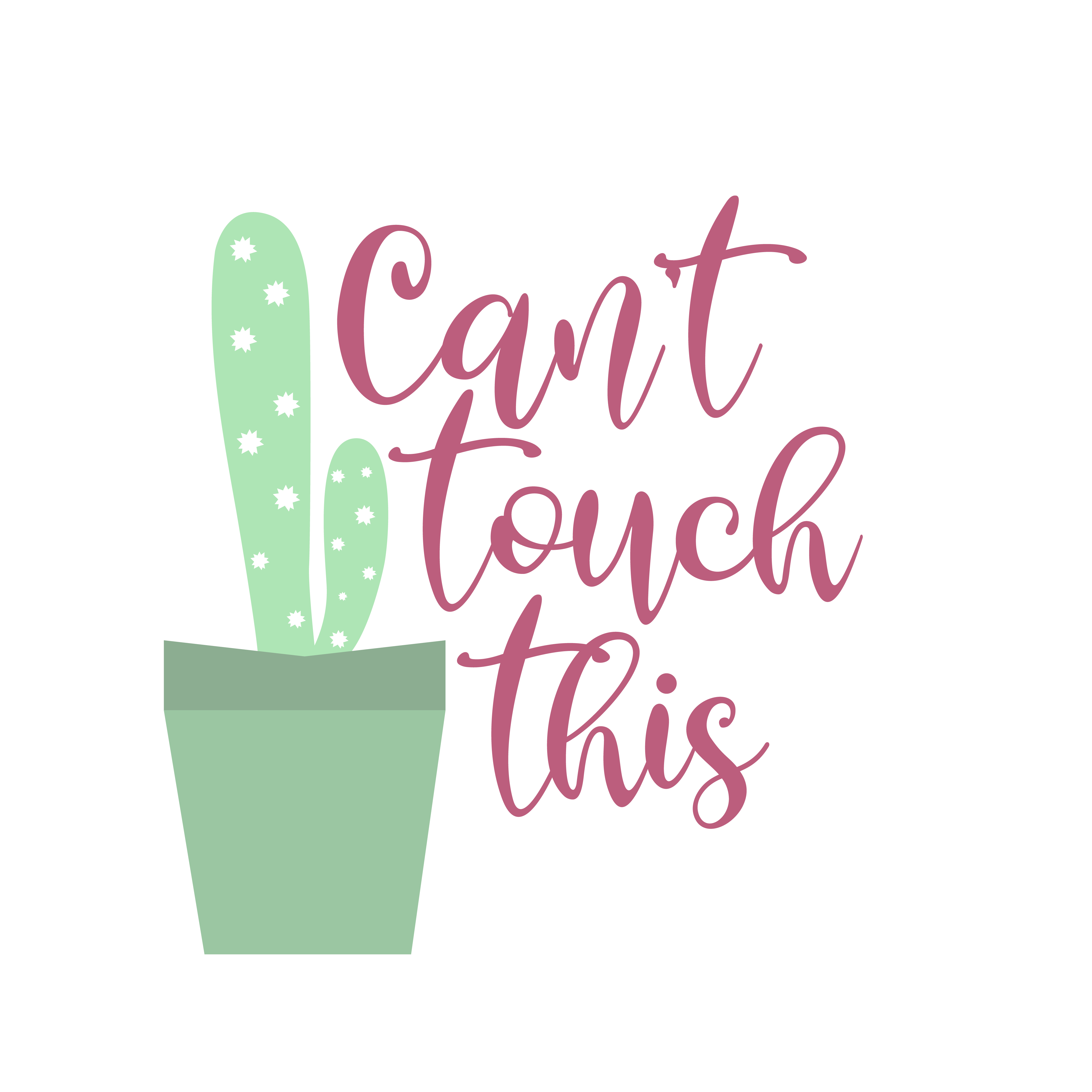 Cant Touch This free SVG cut file