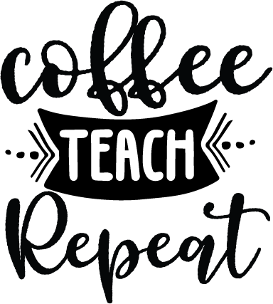 Coffe Teach Repeat free SVG cut file