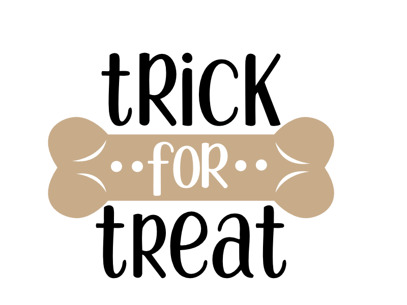 Dog Trick For Treat free SVG cut file
