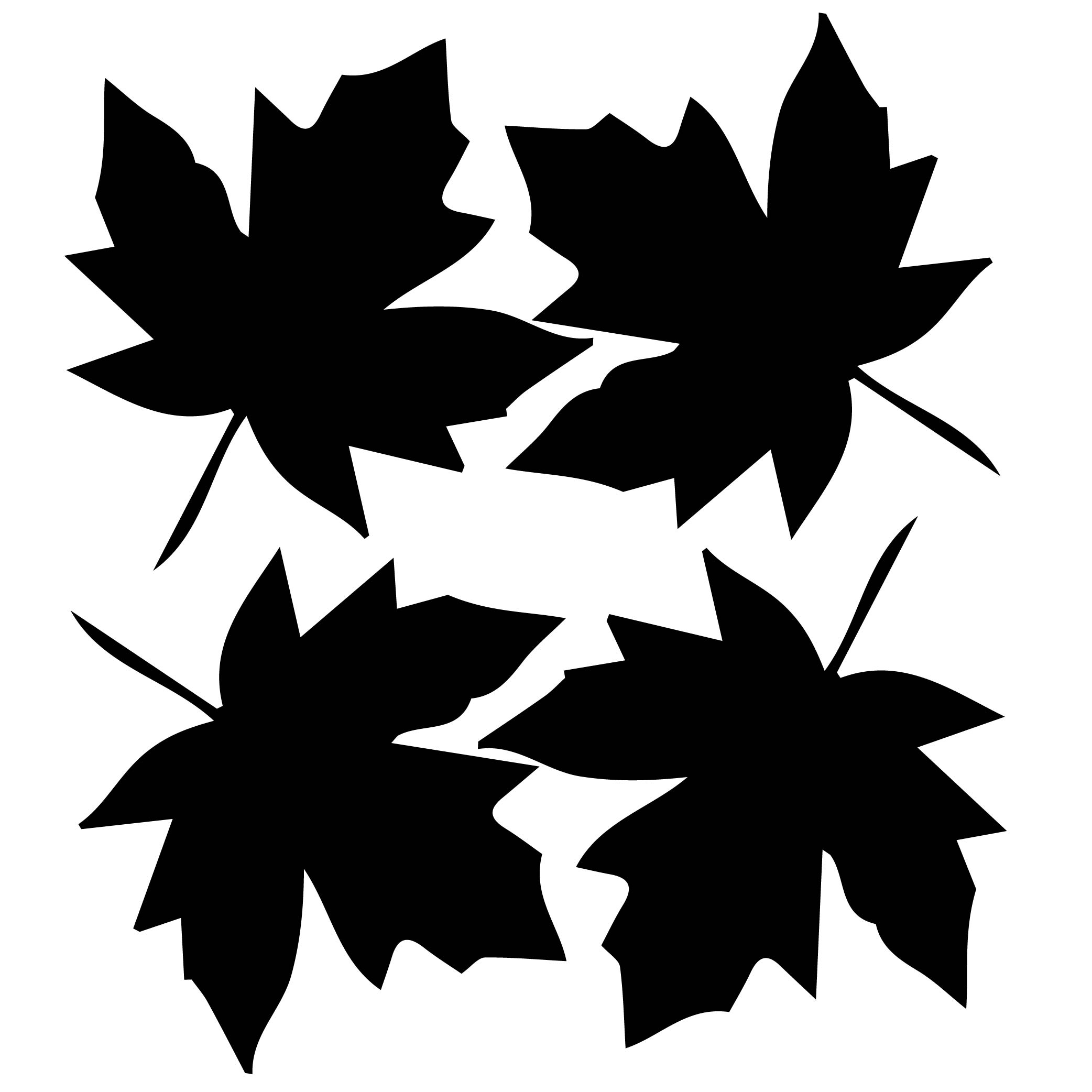 Falling Leaves free SVG cut file
