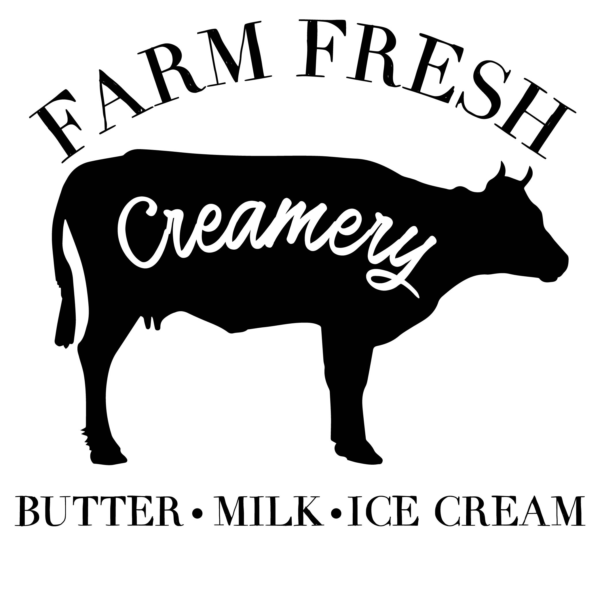 Farm Fresh Creamery free SVG cut file