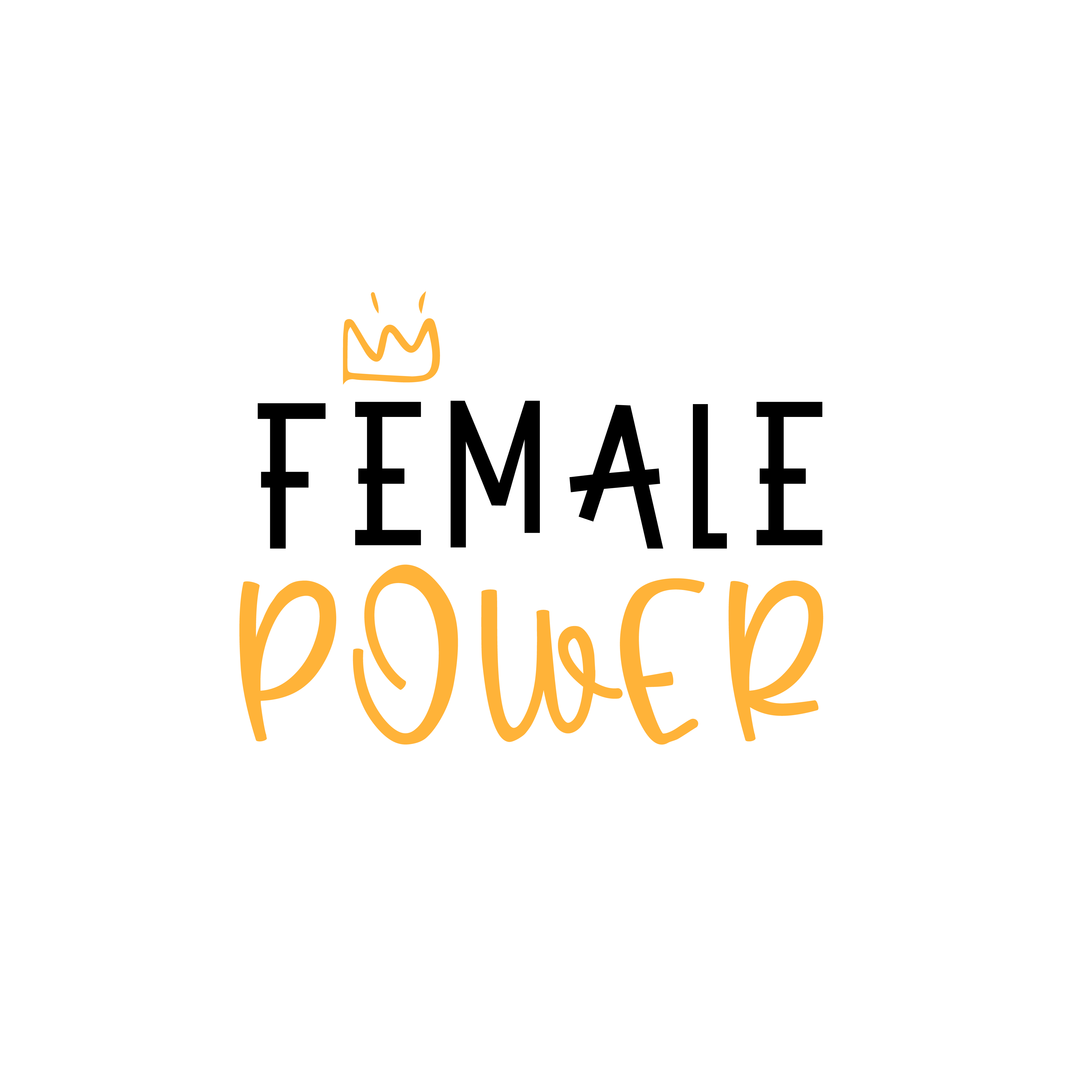 Female Power free SVG cut file