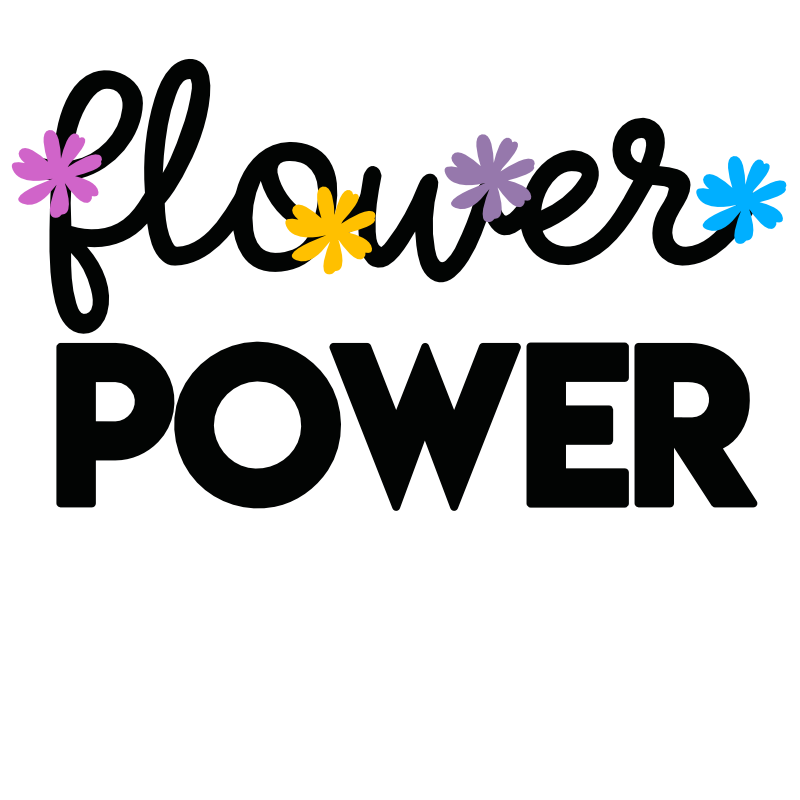 Flower Power free SVG cut file