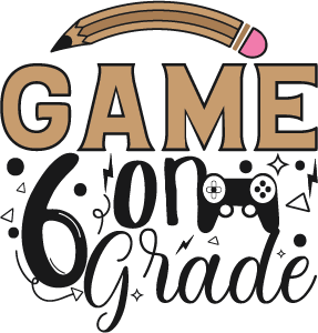 Game On Grade 6 free SVG cut file