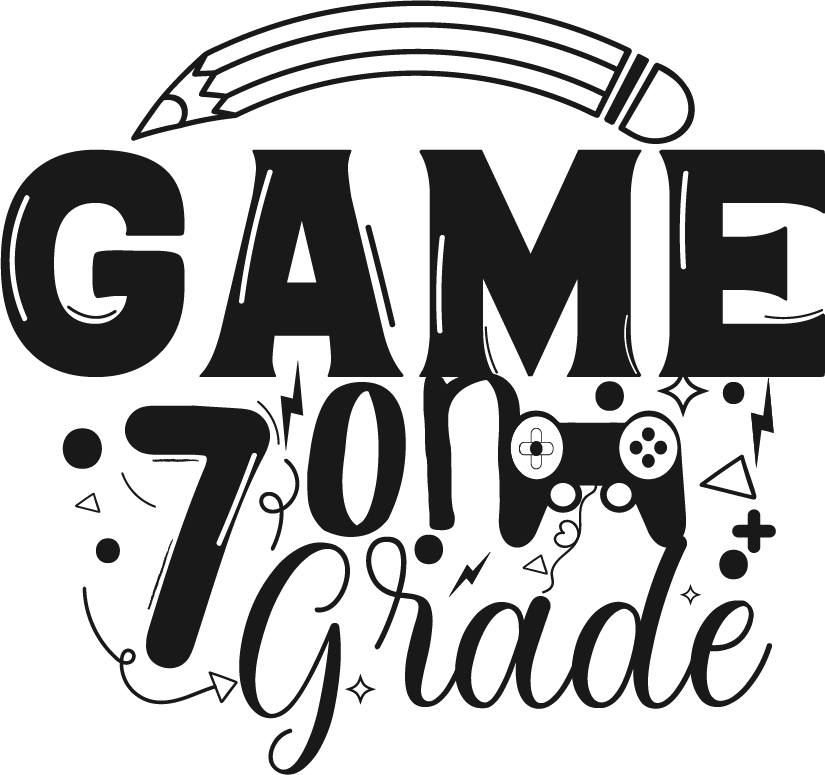 Game On Grade 7 free SVG cut file