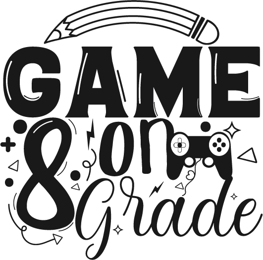 Game On Grade 8 free SVG cut file