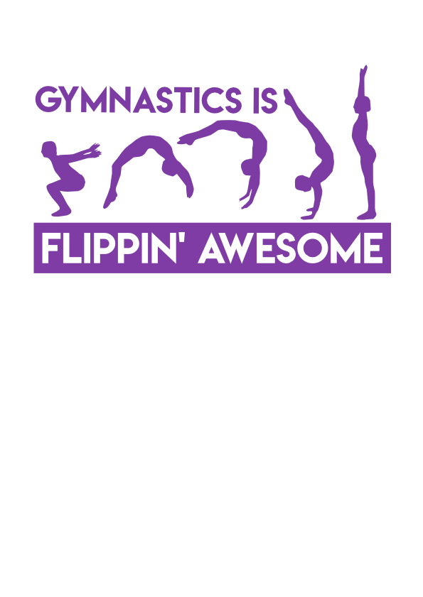 Gymnastics Is Flippin Awesome free SVG cut file