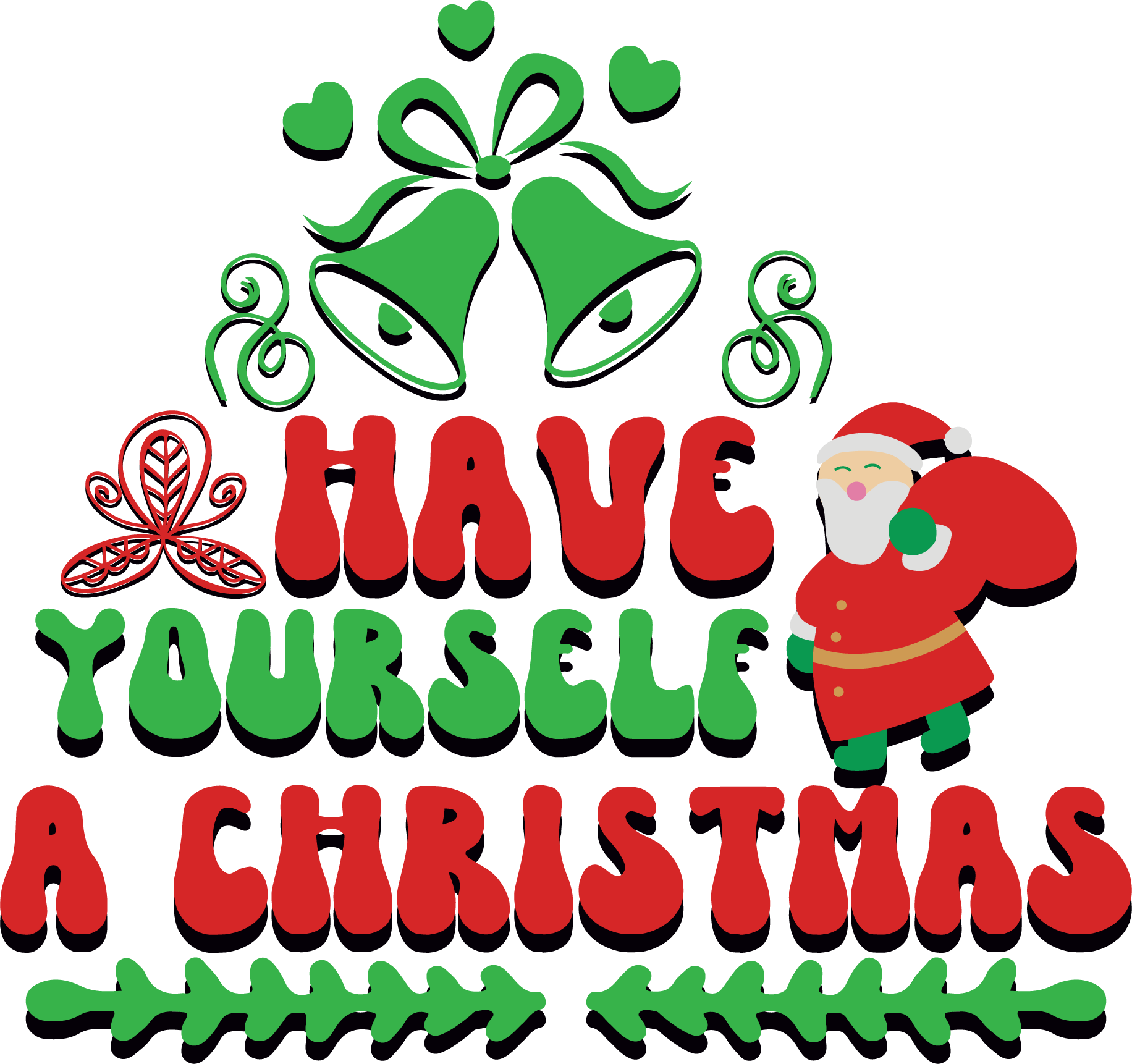 Have Yourself a Christmas free SVG cut file