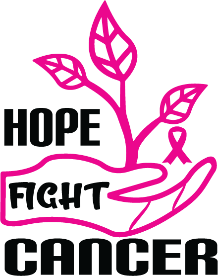 Hope Fight Cancer free SVG cut file