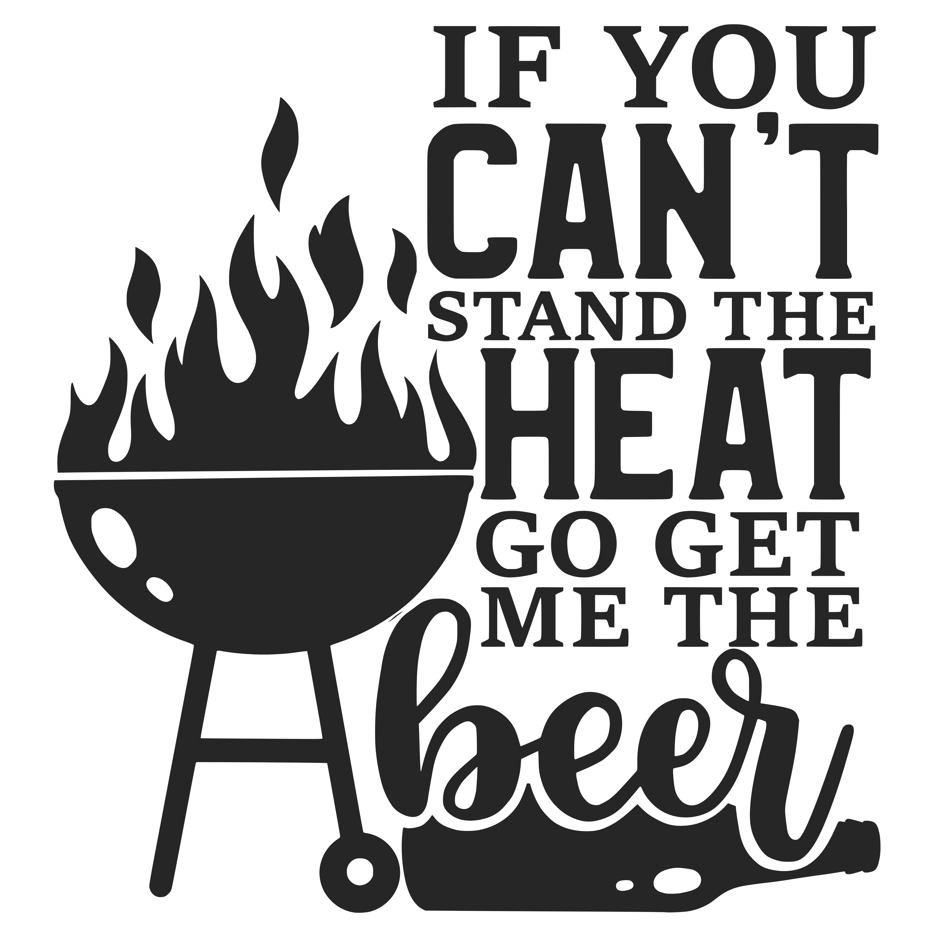 If You Cant Stand The Heat Go Get Me The Beer free SVG cut file
