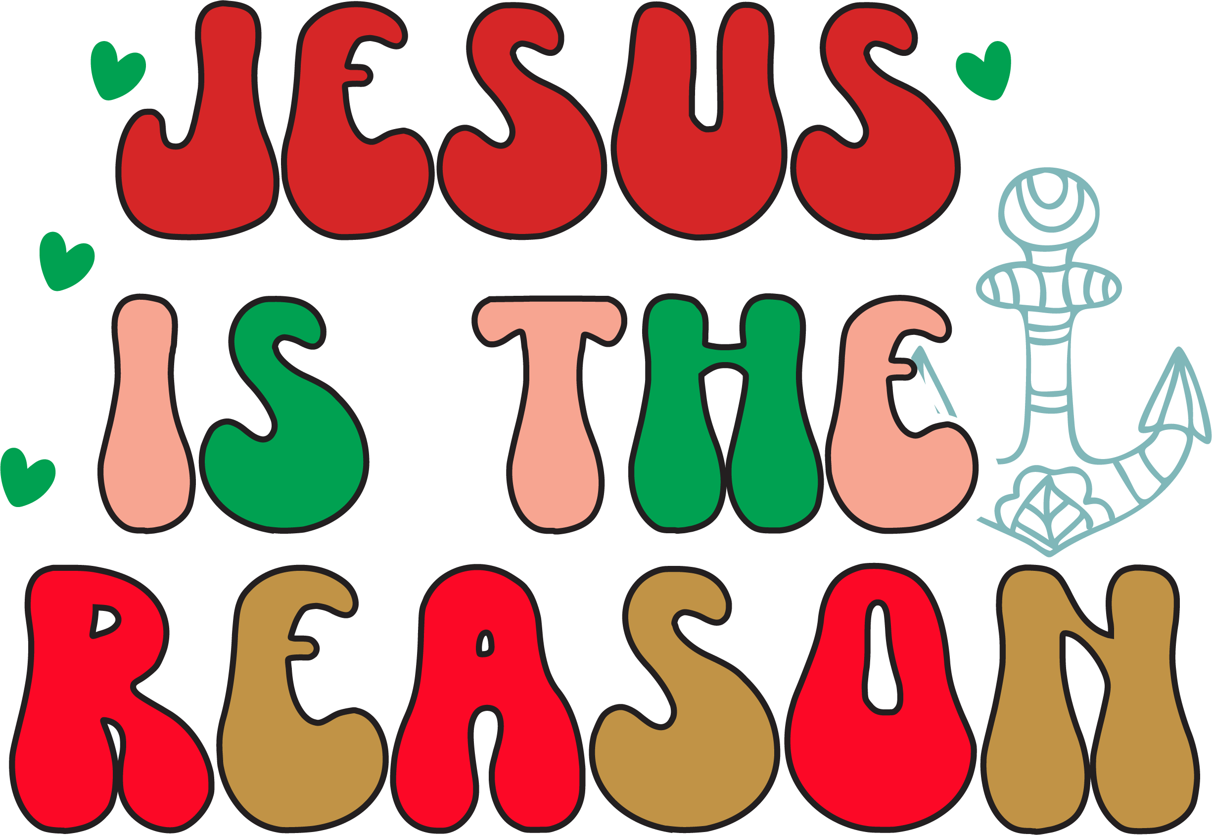 Jesus is the Reason free SVG cut file
