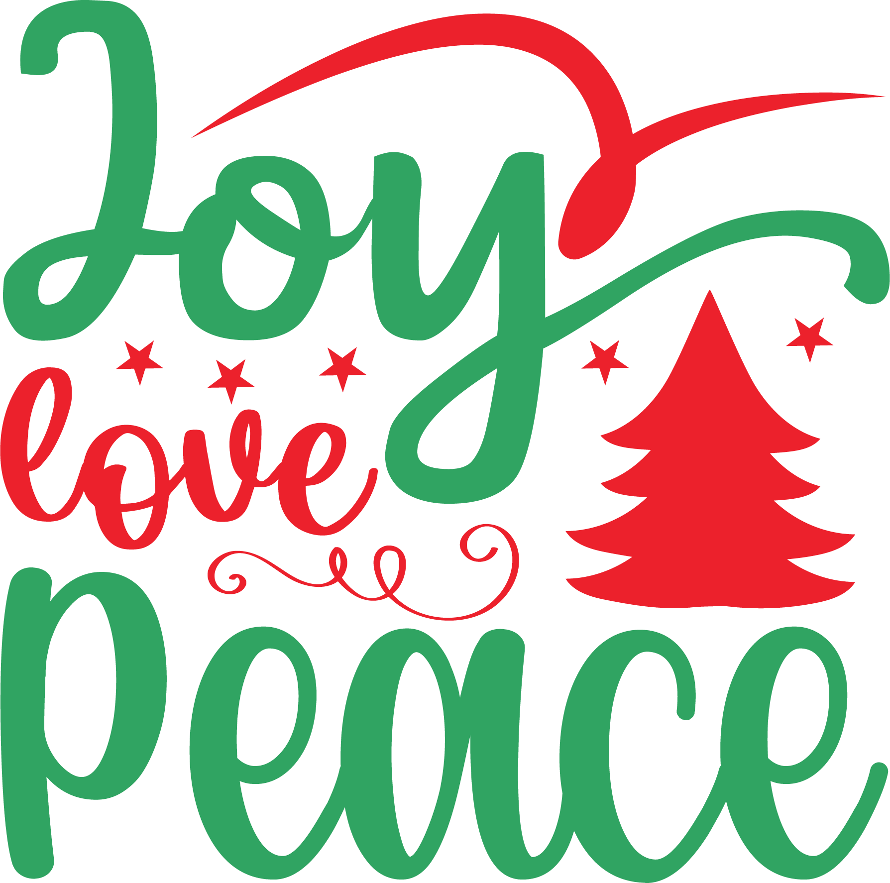 Joy Love Peace free SVG cut file