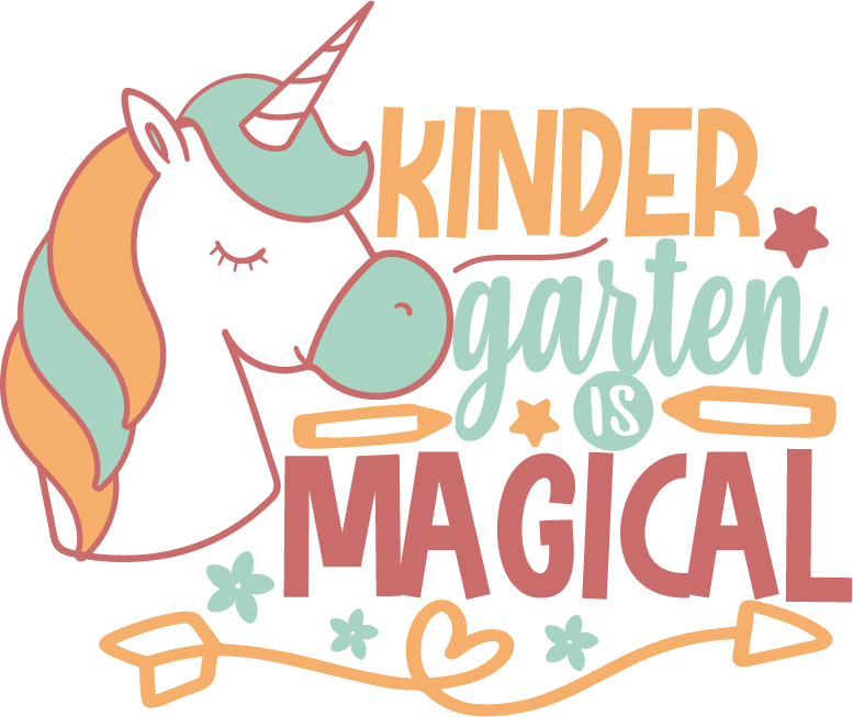 Kinder Garten Is Magical free SVG cut file preview