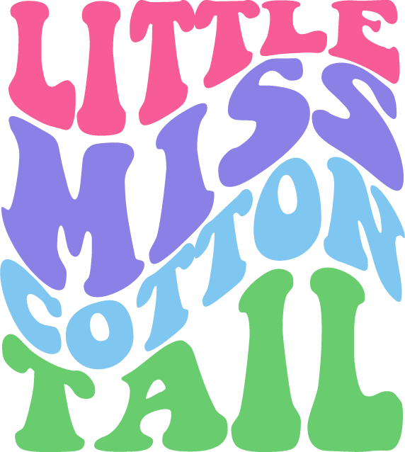 Little Miss Cotton Tail free SVG cut file