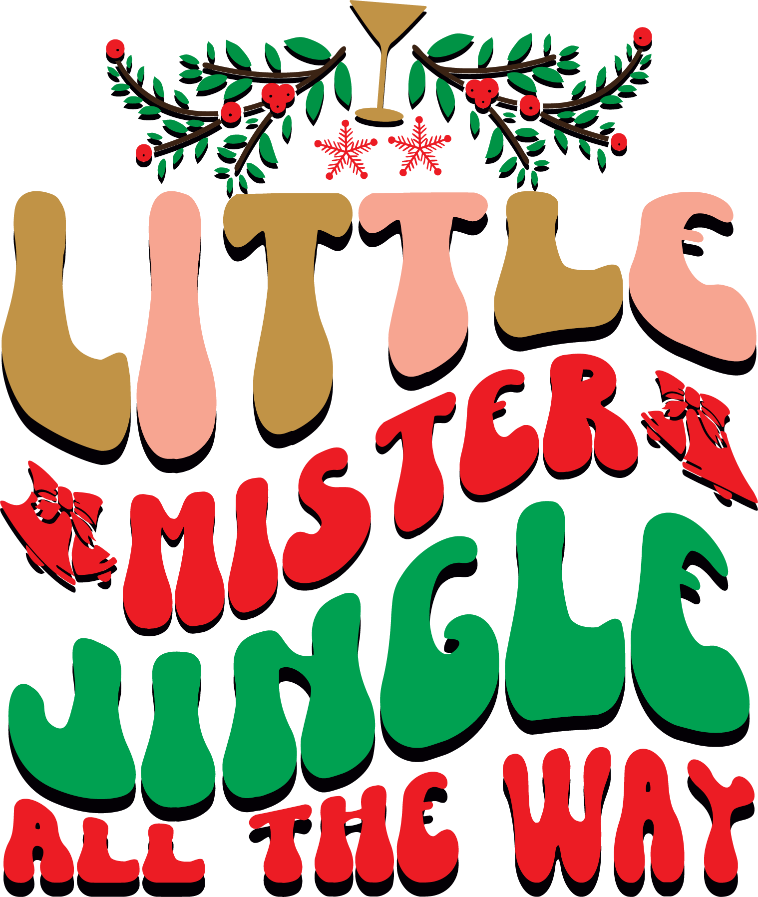 Little Mister Jingle All the Way free SVG cut file