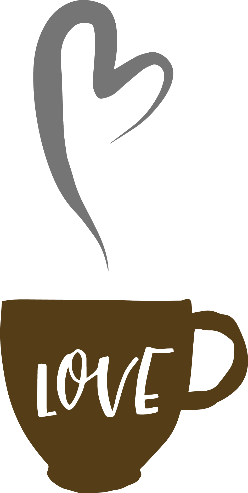Love Coffee free SVG cut file