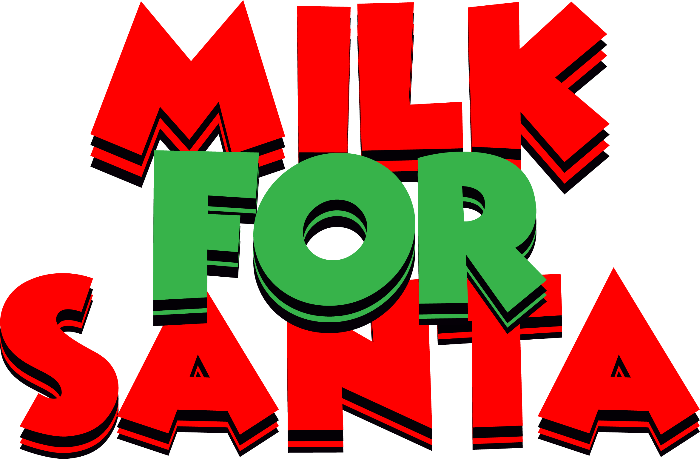 Milk for Santa free SVG cut file