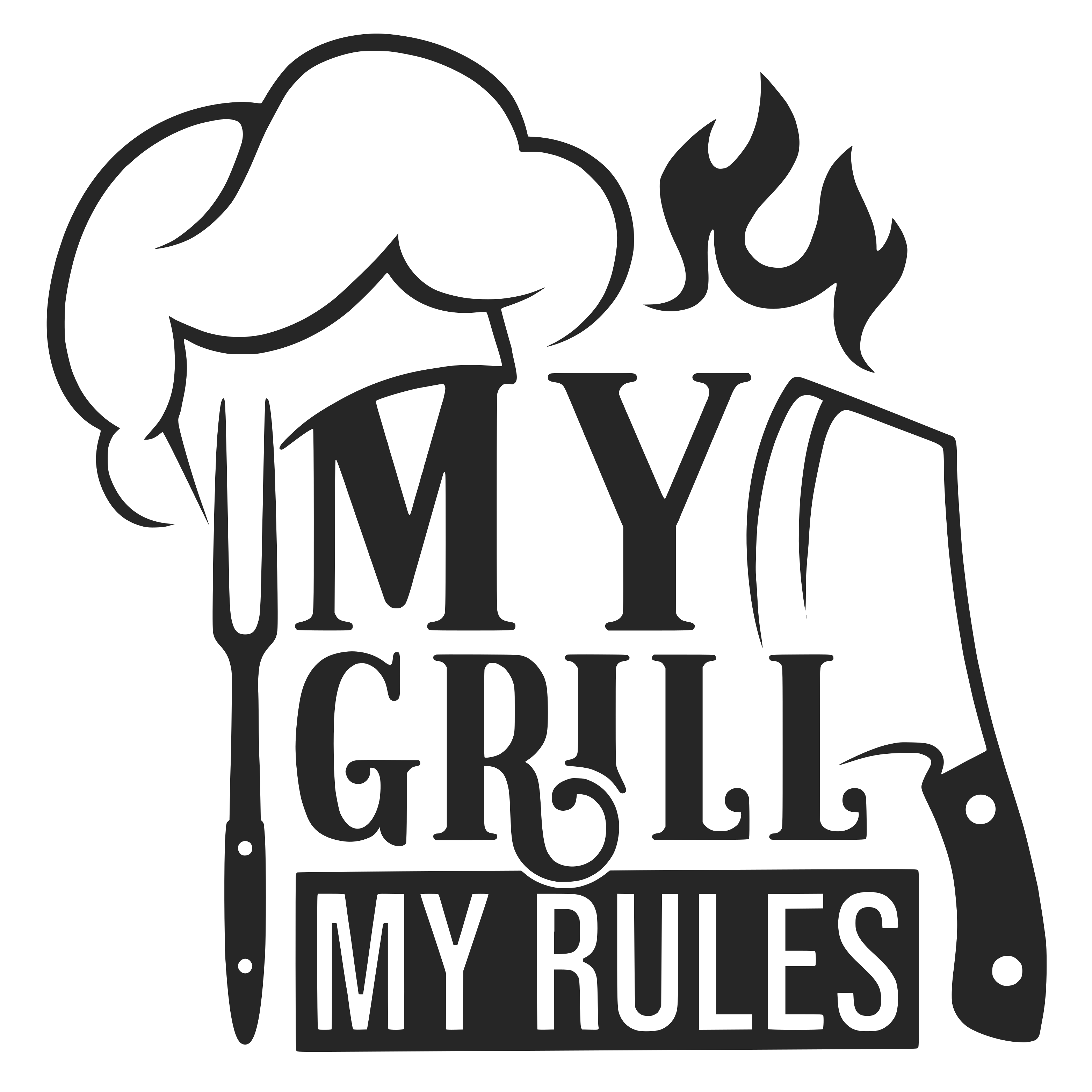 My Grill My Rules free SVG cut file