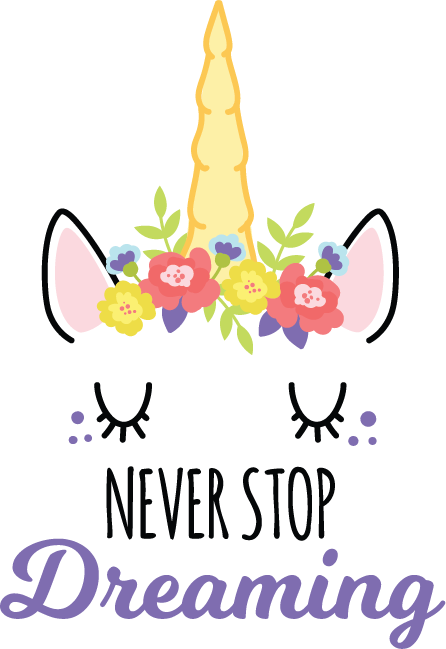 Never Stop Dreaming free SVG cut file