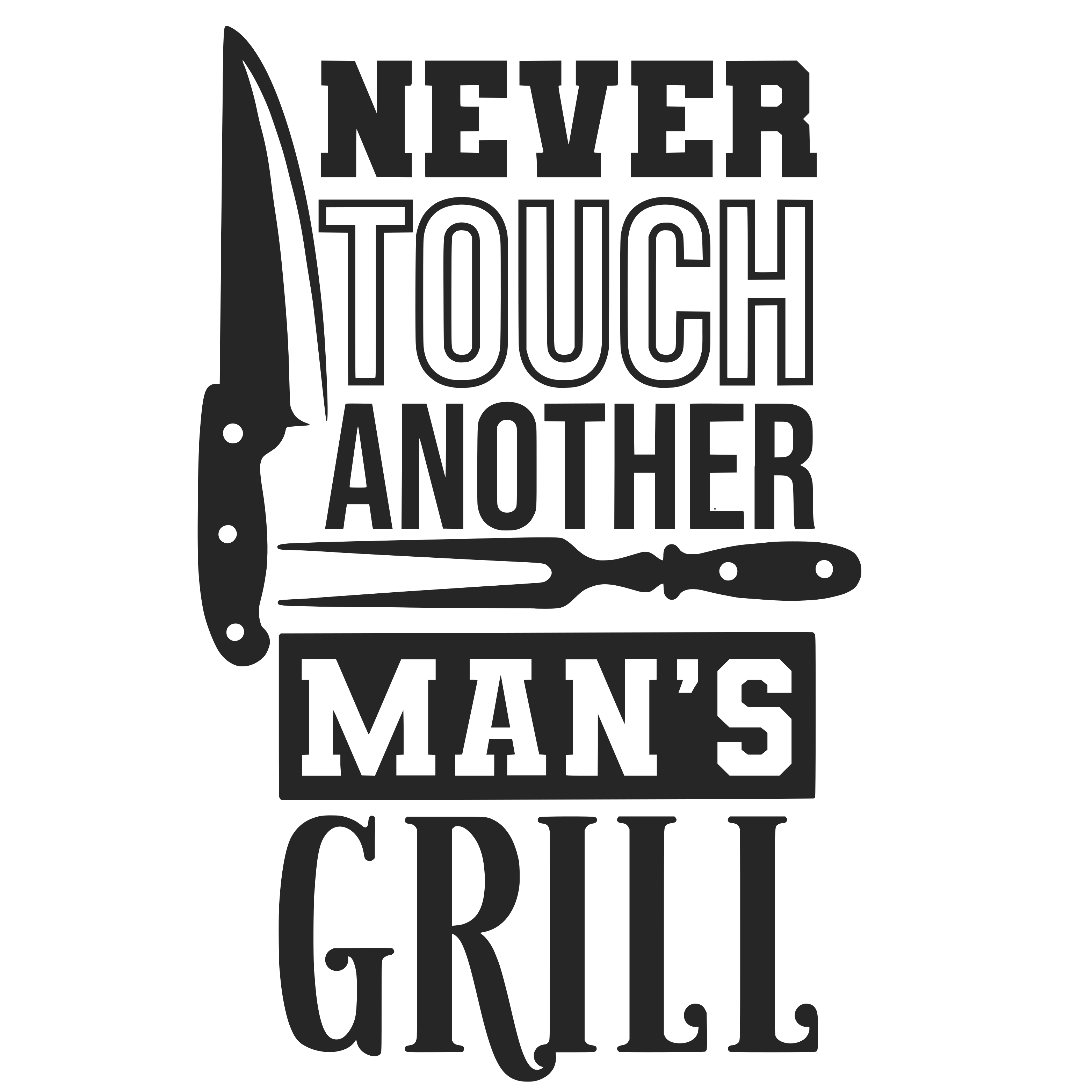 Never Touch Another Mans Grill free SVG cut file