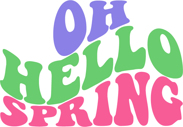 Oh Hello Spring free SVG cut file