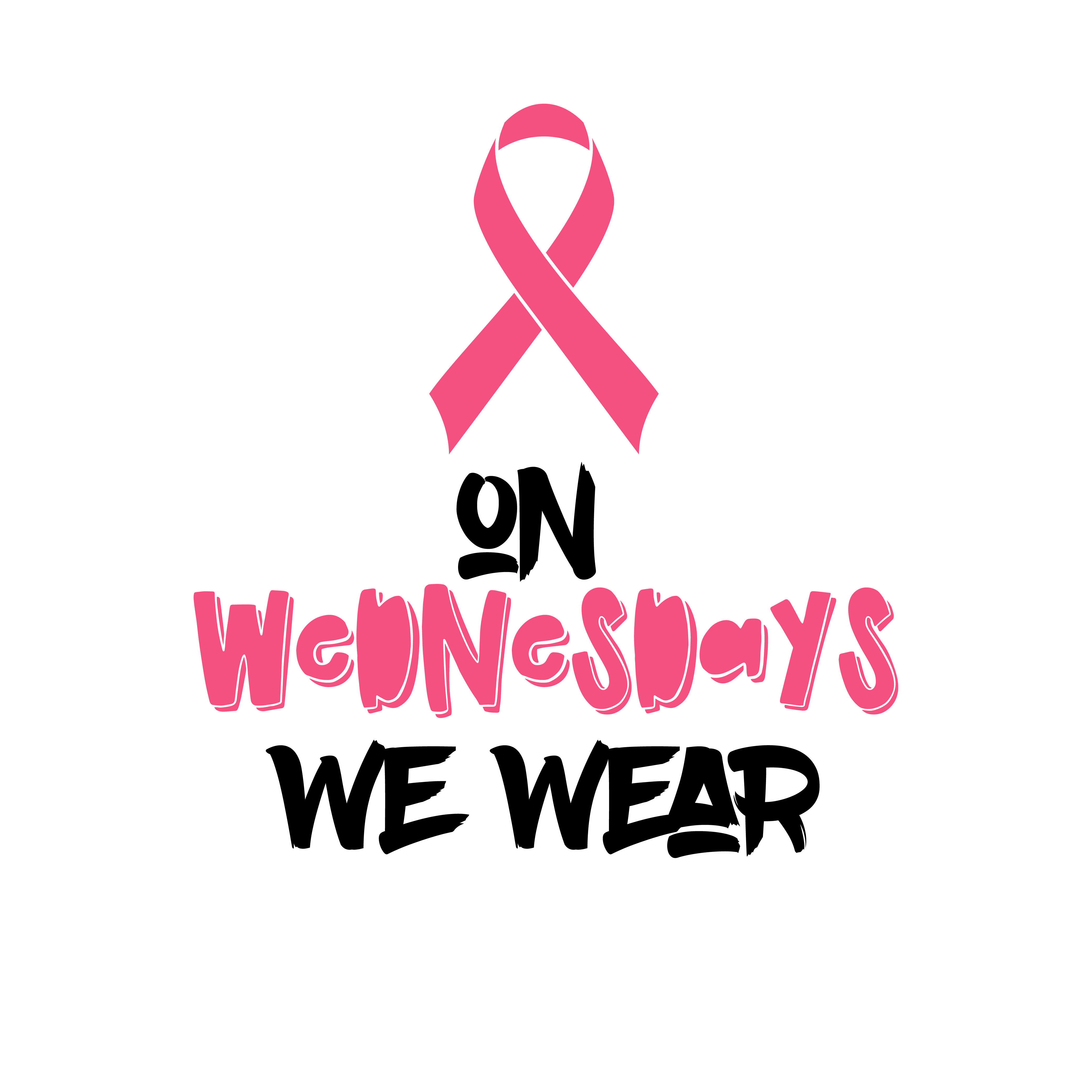 On Wednesdays We Wear free SVG cut file