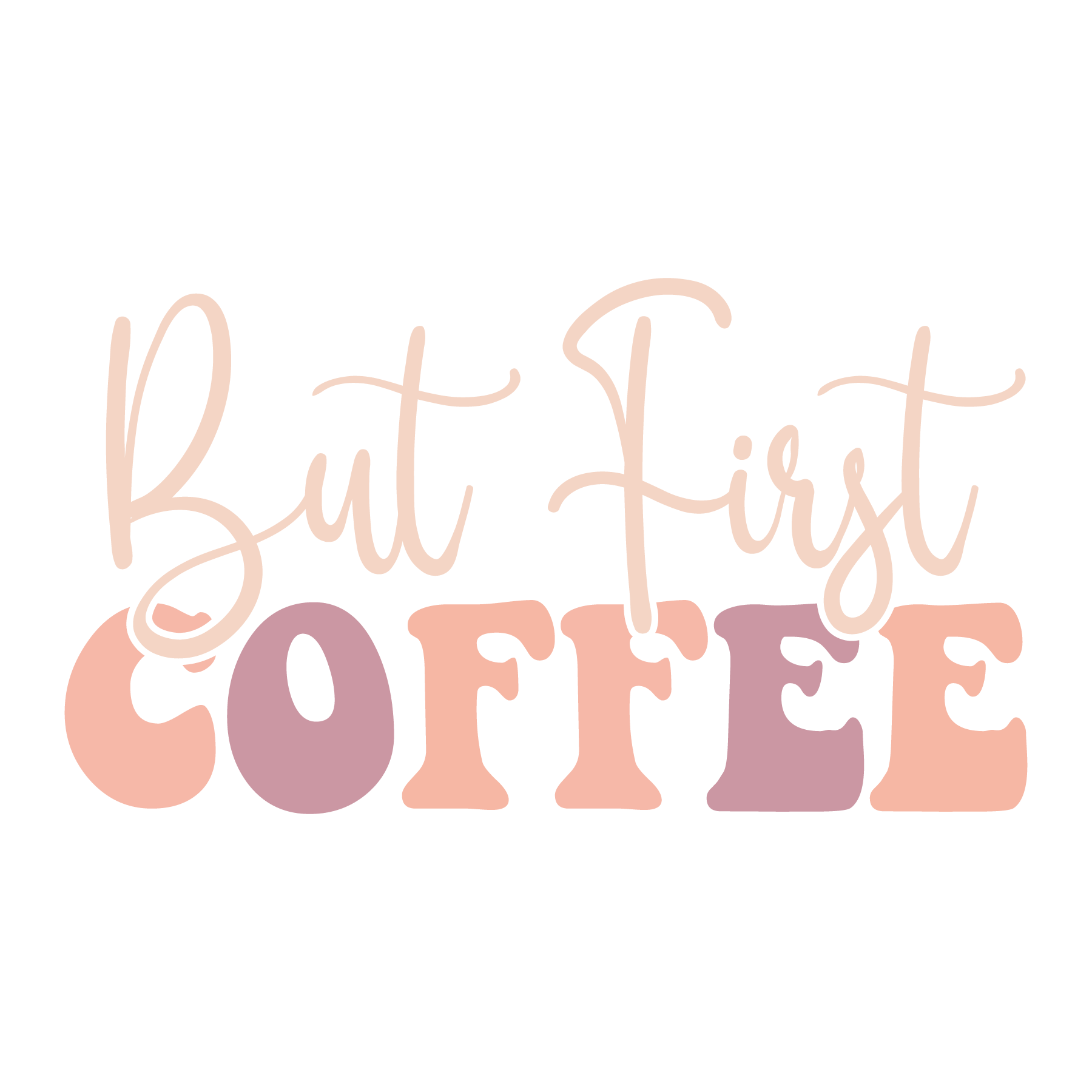 Retro But First Coffee 2 free SVG cut file