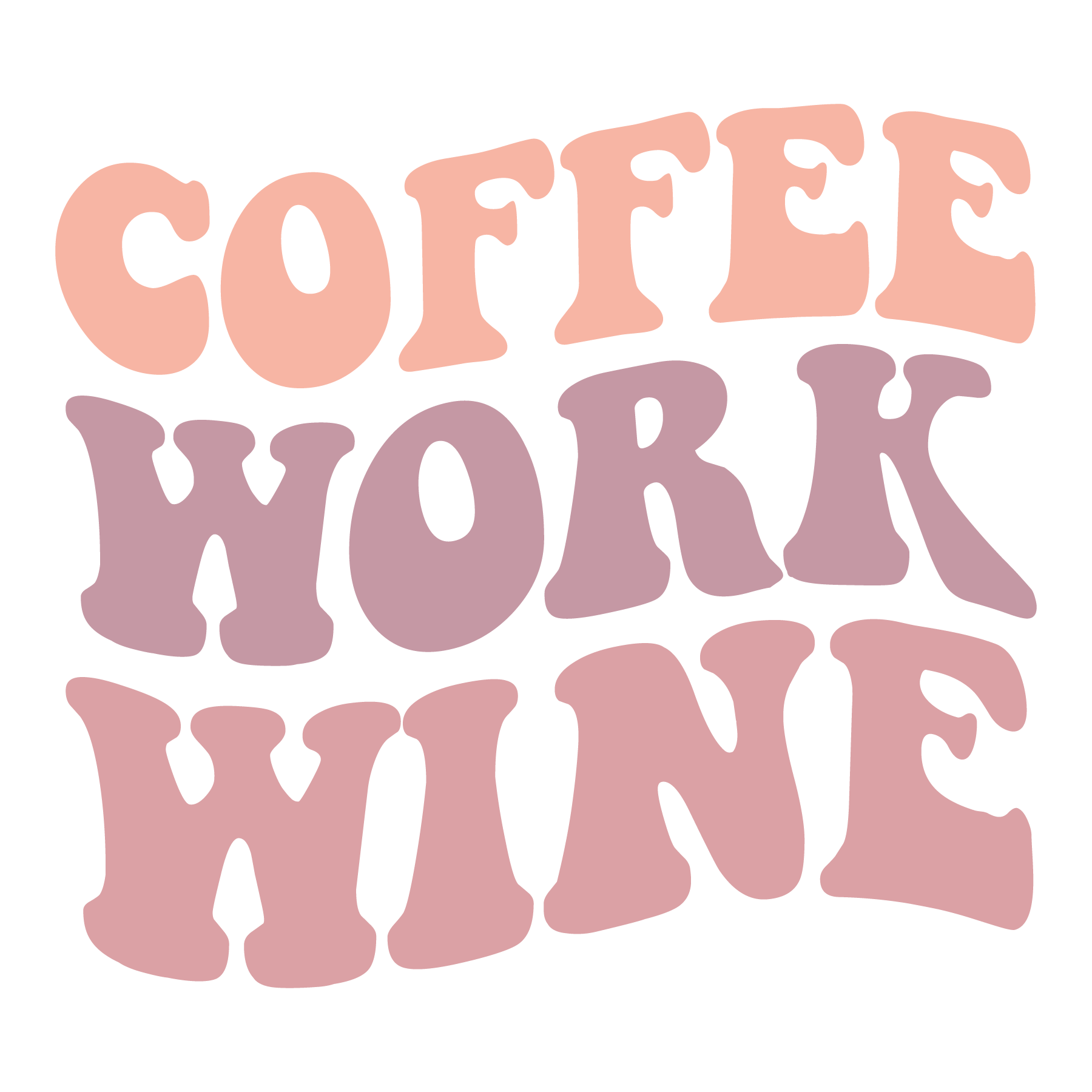 Retro Coffee Work Wine free SVG cut file