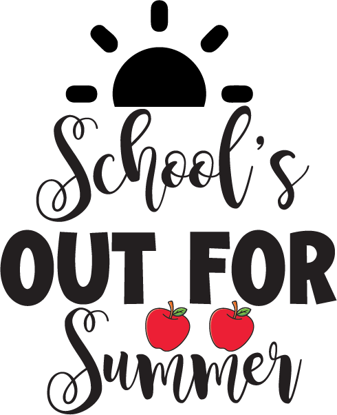 School Out For Summer free SVG cut file