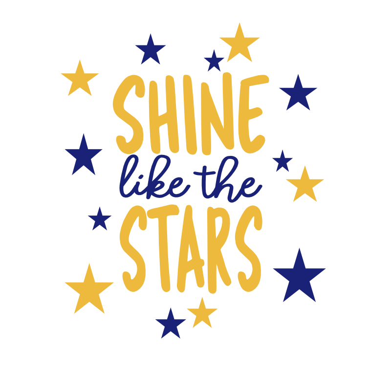 Shine Like The Stars free SVG cut file