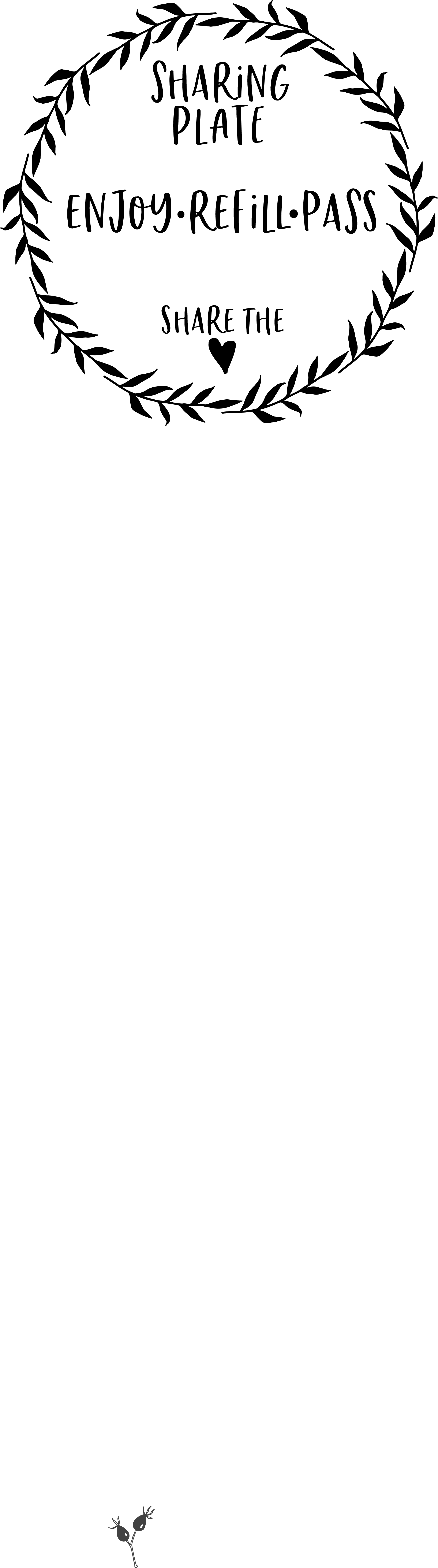 Simple Giving Plate free SVG cut file