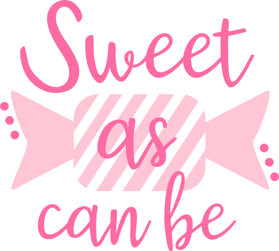 Sweet As Can Be free SVG cut file