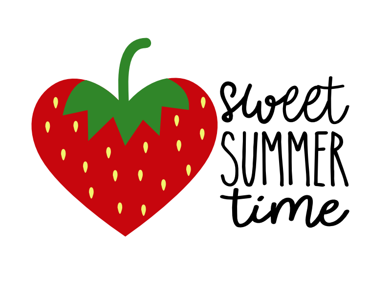 Sweet Summertime free SVG cut file