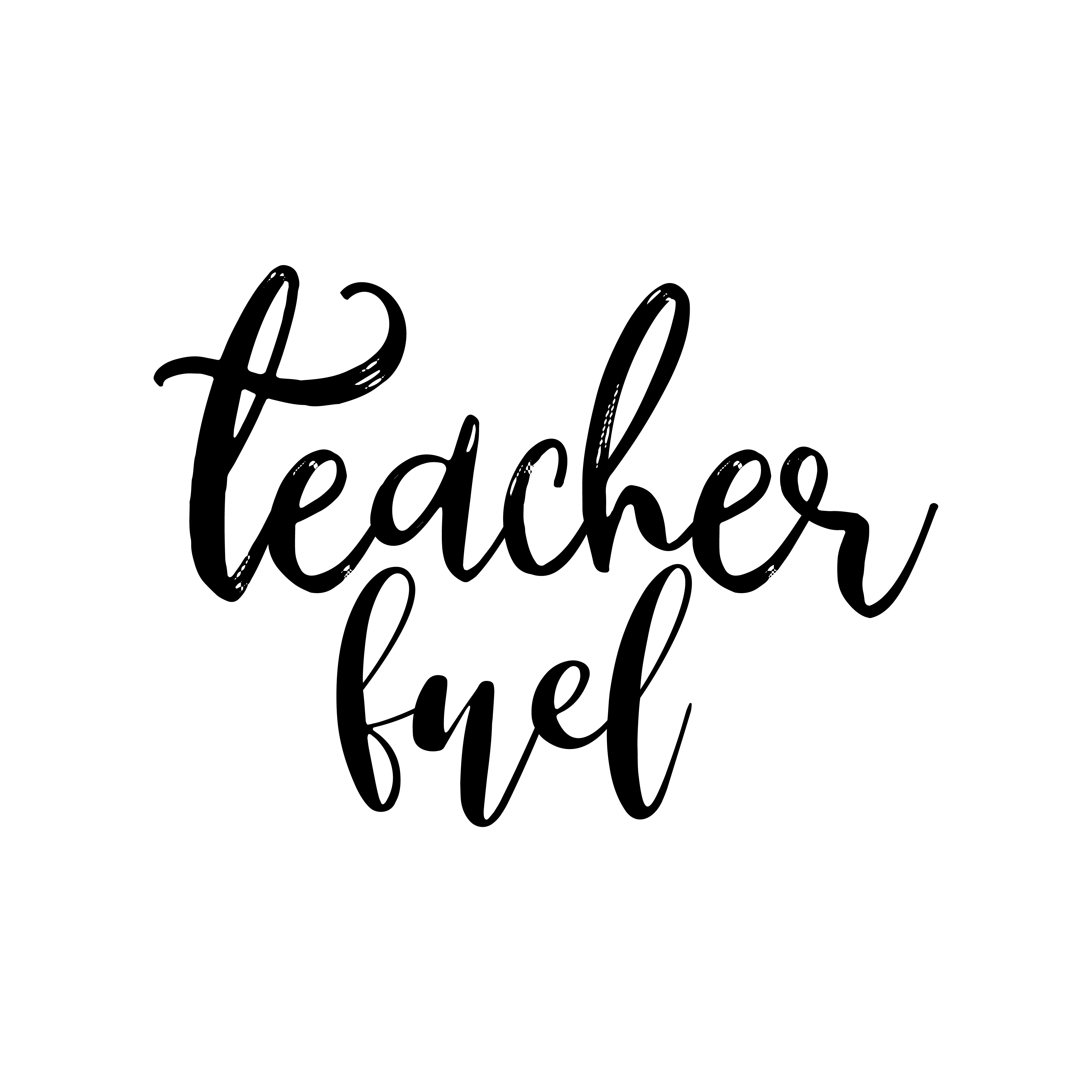 Teacher Fuel free SVG cut file
