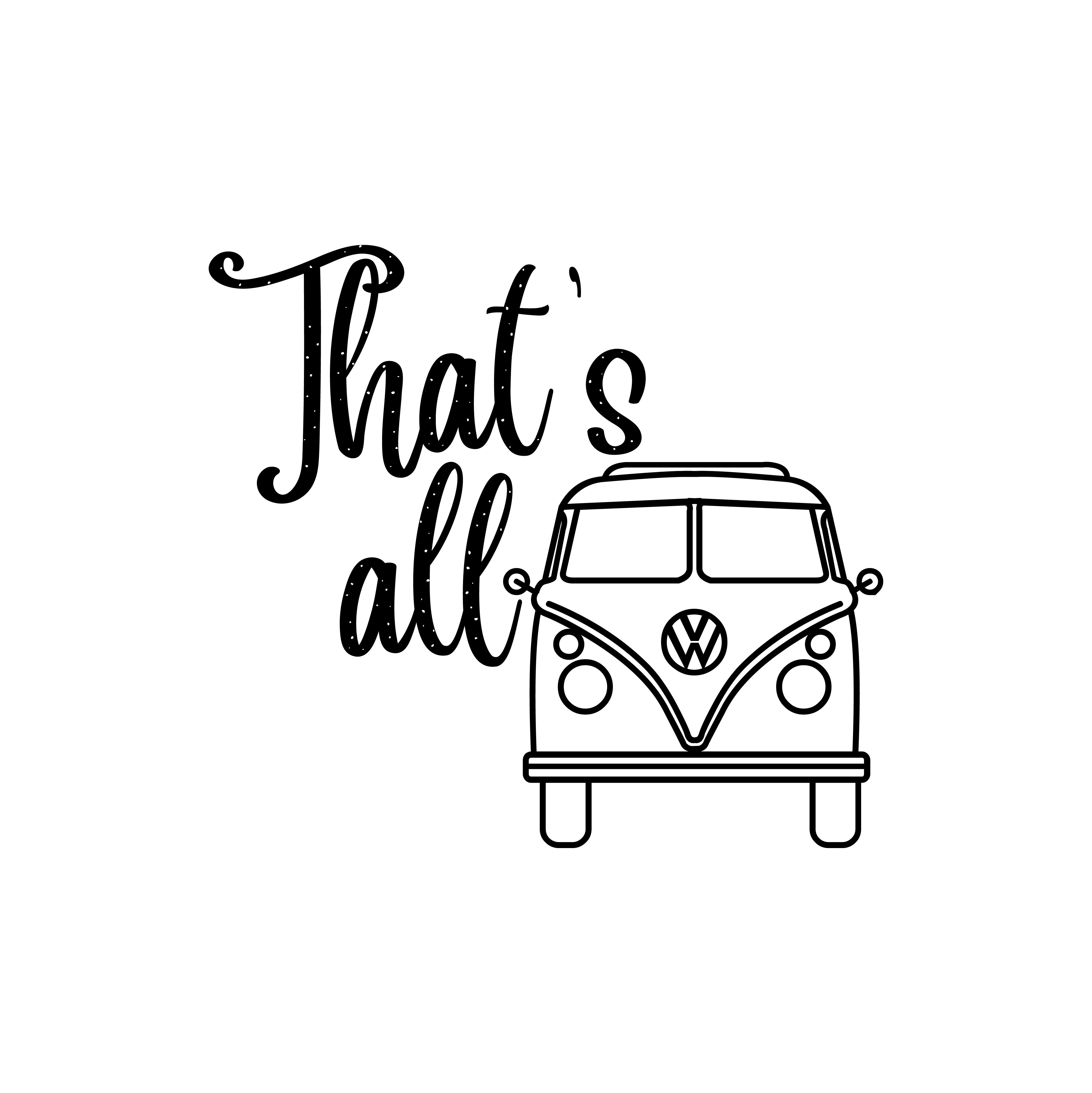 Thats All Volks free SVG cut file