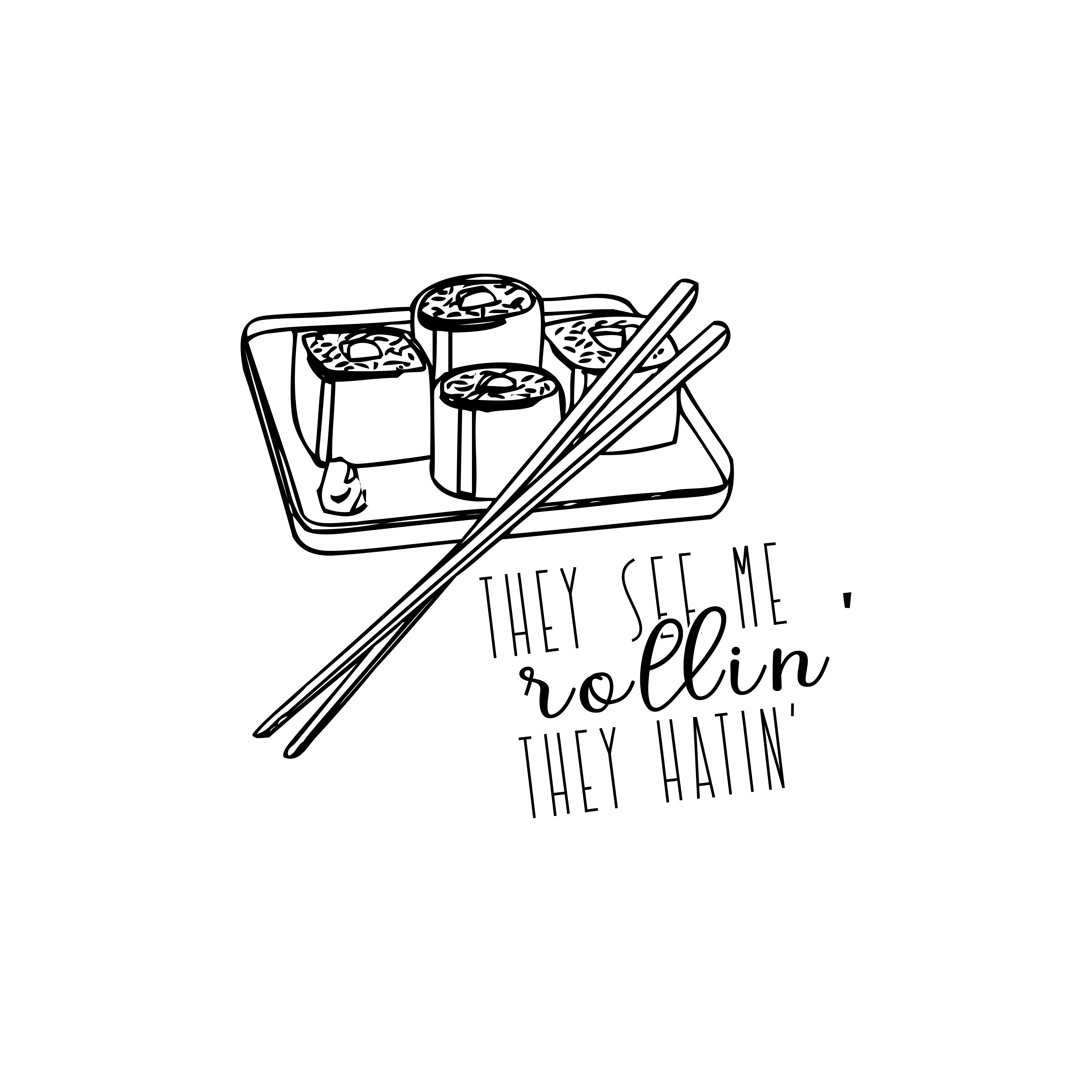 They See Me Rollin They Hating free SVG cut file