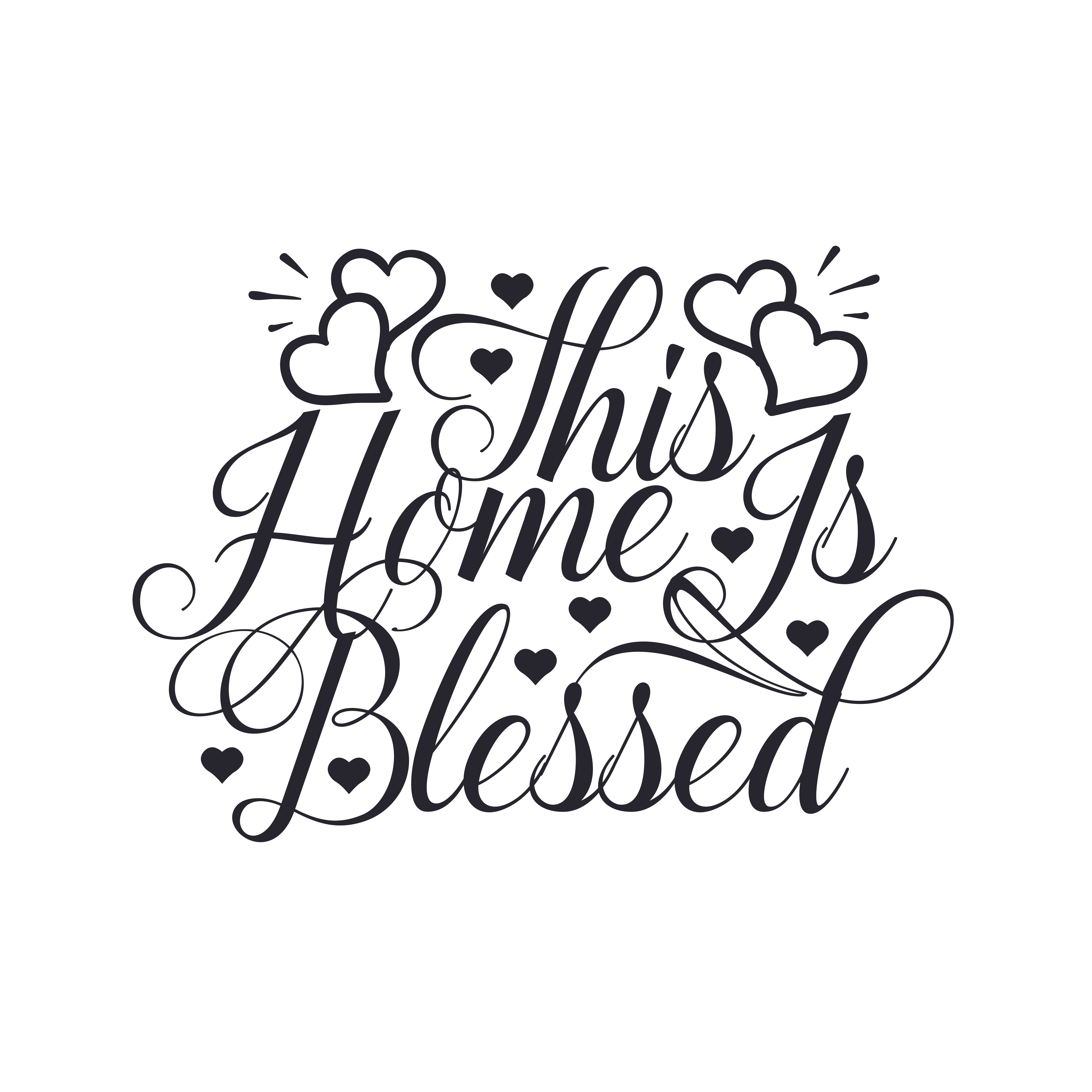 This Home Is Blessed free SVG cut file