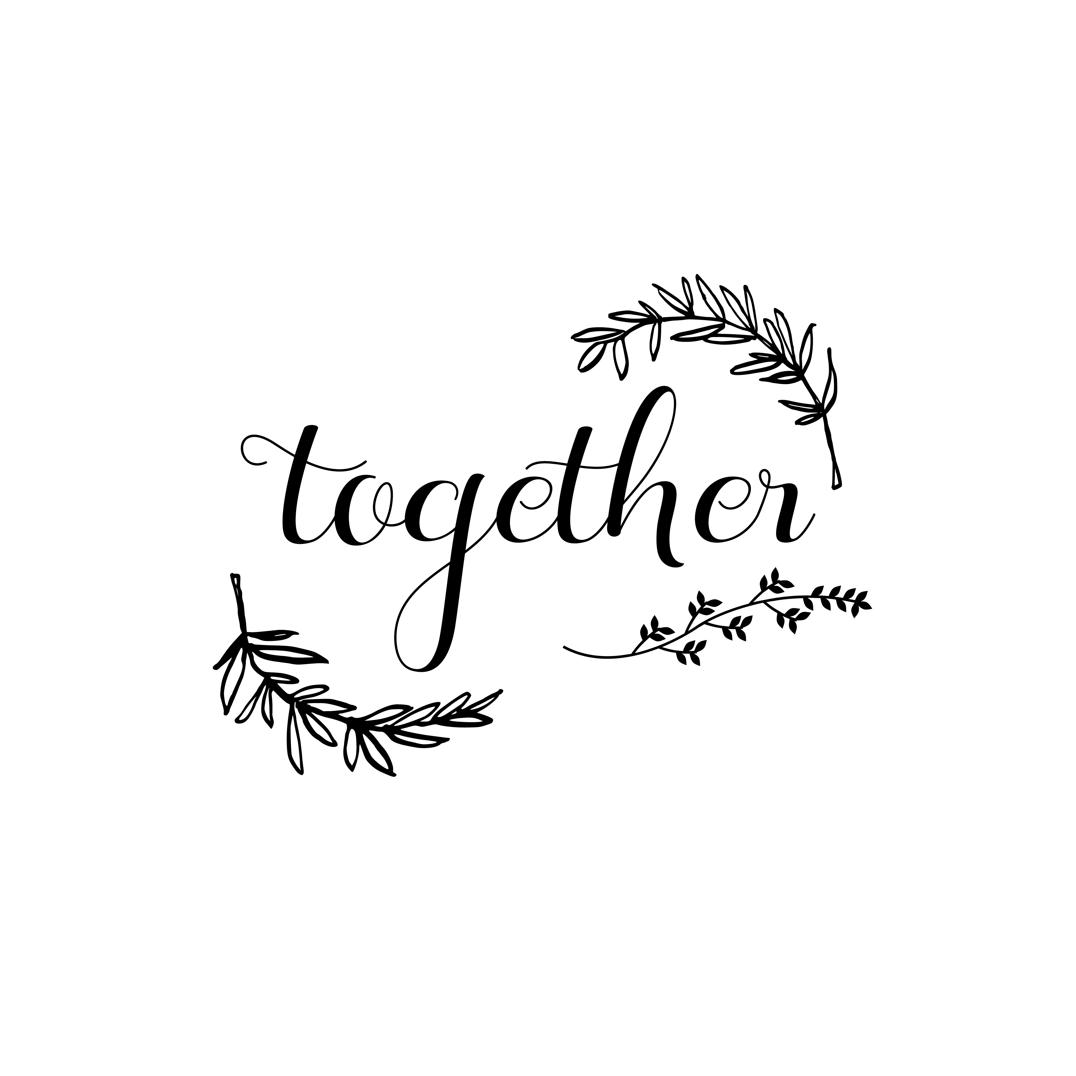 Together free SVG cut file