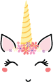 Unicorn 3 free SVG cut file