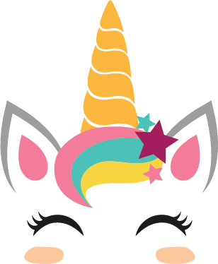Unicorn Face free SVG cut file
