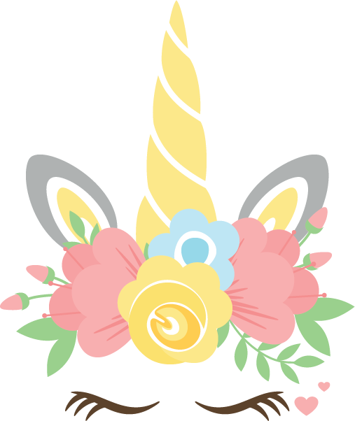 Unicorn Face2 free SVG cut file