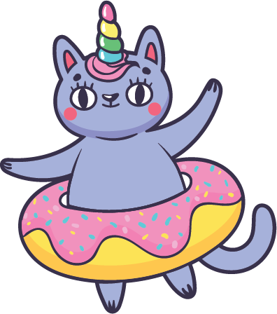 Unicorn Kitten free SVG cut file
