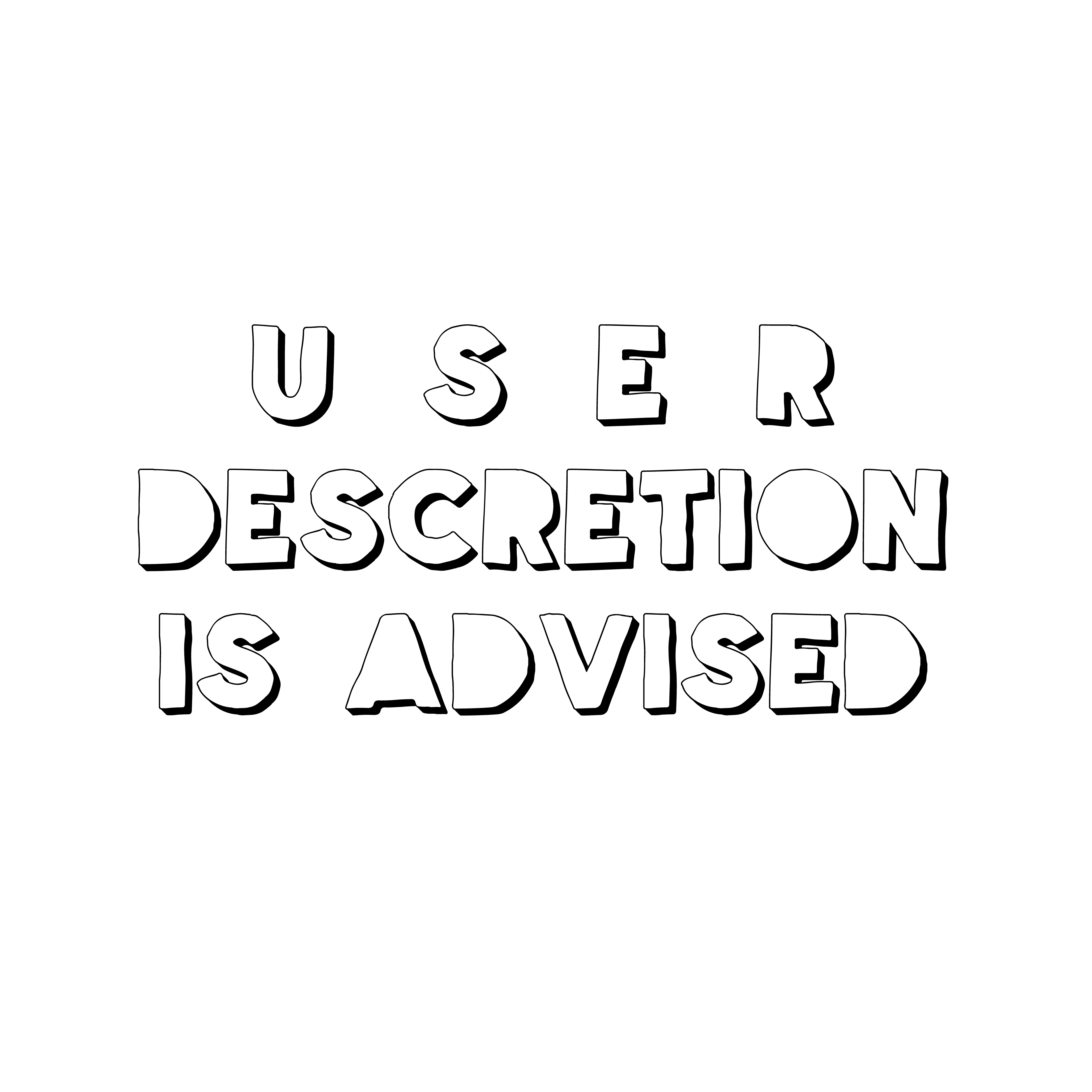 User Descretion Is Advised free SVG cut file