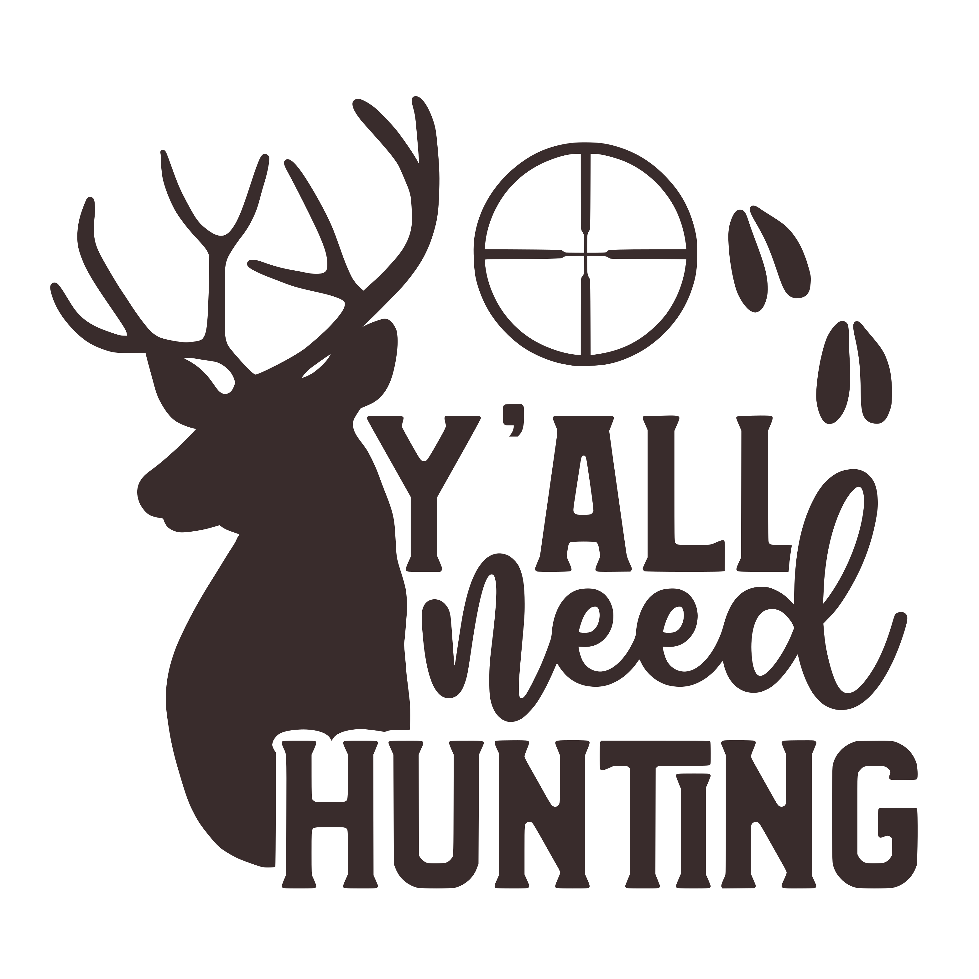 Yall Need Hunting free SVG cut file